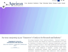 Tablet Screenshot of apeiron-synthesis.com